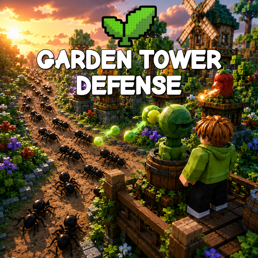 🛡️ Garden Tower Defense